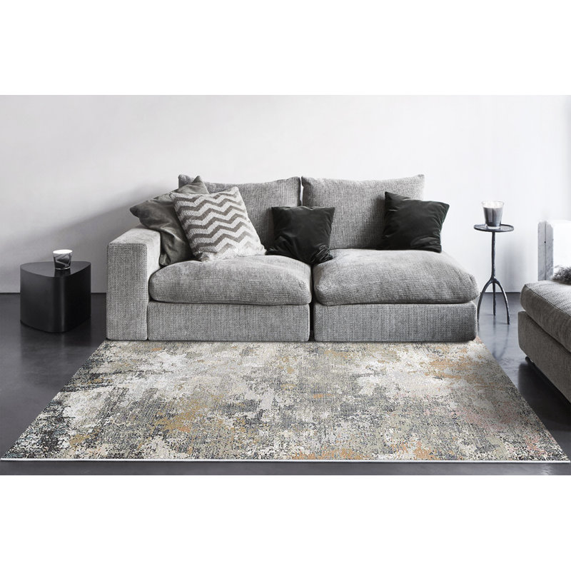 Abstract Indoor Rug, Rectangle 9' x 12'