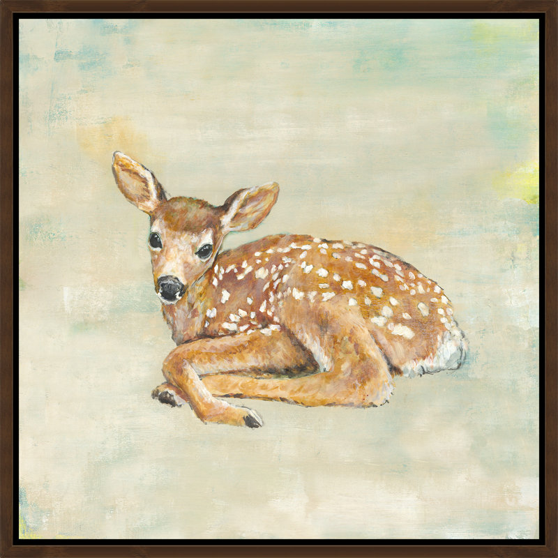 New Beginnings III Painting by Jack Richtman, Dark Brown Framed