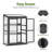 30" W x 18" D Portable Greenhouse Wooden Cold Frame-91993184