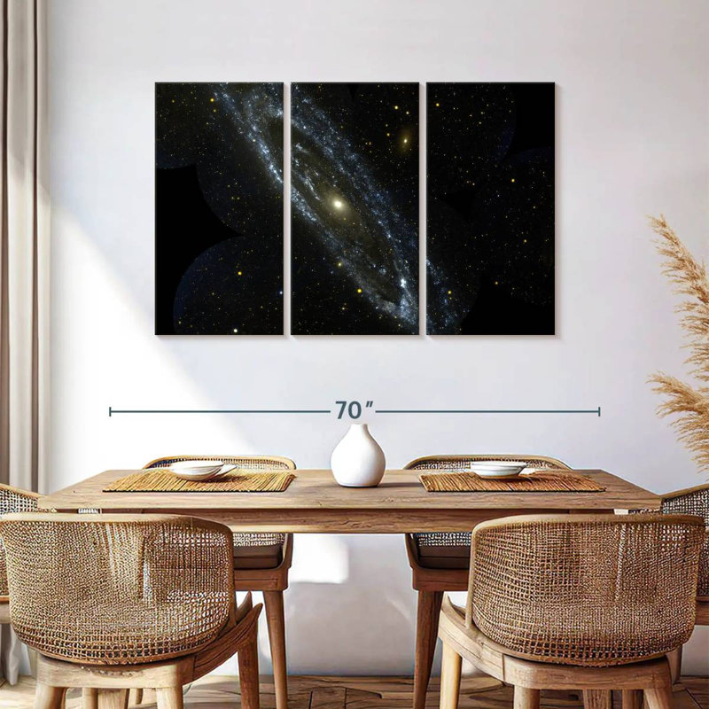 Oberle Andromeda Galaxy, 36" H x 57" W