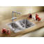 Andano 58.5 x 44cm Double Bowl Inset Kitchen Sink-21924176