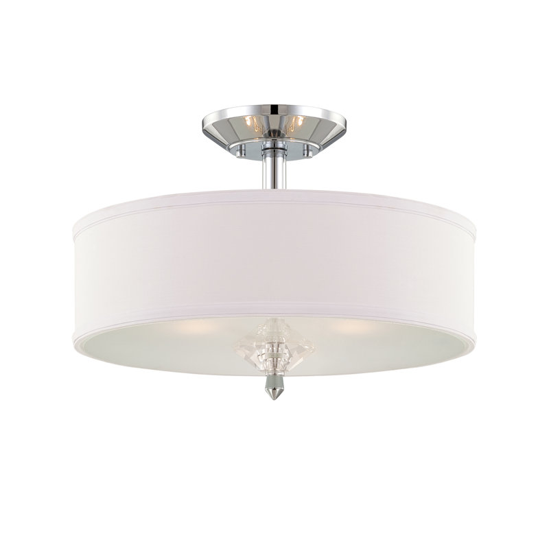 Aubre Cotton Semi Flush Mount