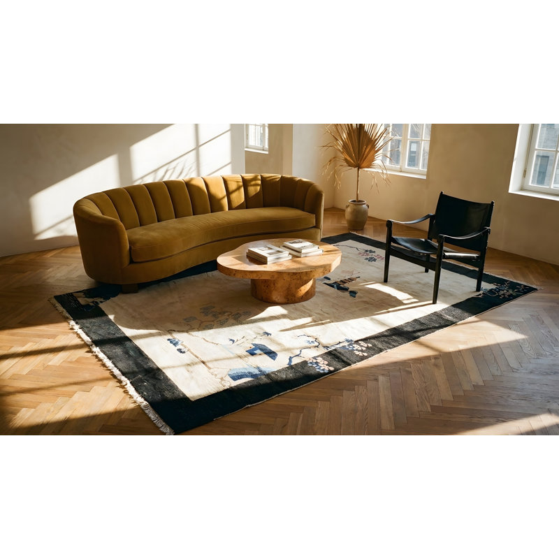 Handmade Wool Floral Area Rug