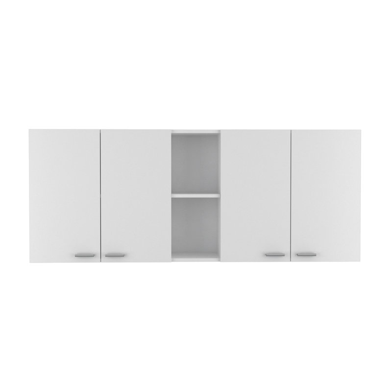 Armoire murale, porte double, Blanc