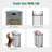 56L/14.8Gal Step-On Kitchen Trash Can