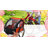 2-Seat Child Bike Trailer for Kids with a Strong Steel Frame, 5-Point Safety Harnesses, & Comfortable Seat, Blue-116989263