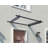 Palram - Canopia Nancy 5 ft. W x 3 ft. D Acrylic Clear Slope Stationary Door and Window Awning