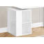 Bureau d'ordinateur, bureau à domicile, à gauche, à droite, tablettes de rangement, L 55 po, bureau, stratifié pour ordinateur portable, métal gris, contemporain, moderne-125902961