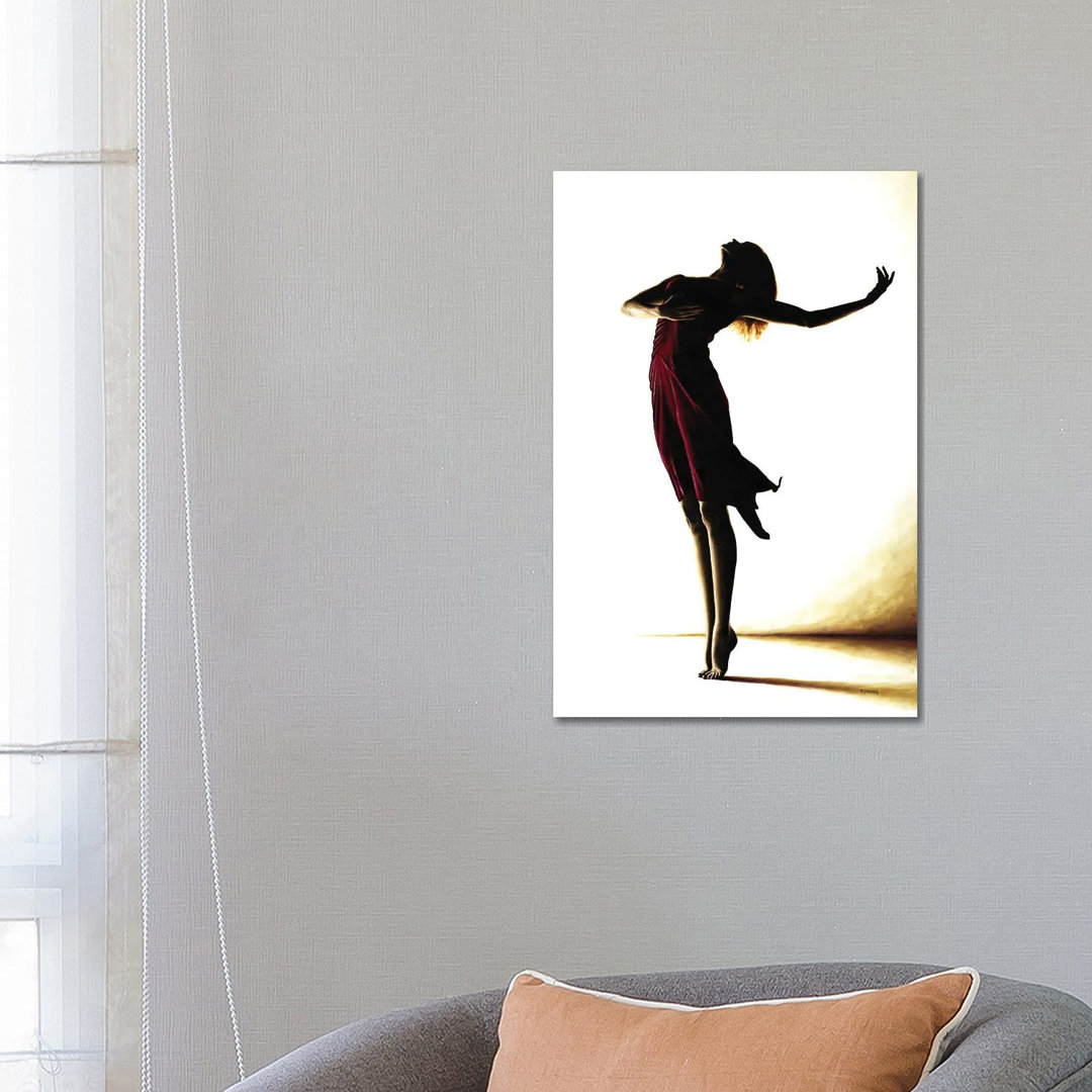 Poise In Silhouette von Richard Young - Giclée auf Leinwand ohne Rahmen Galerieverpackt