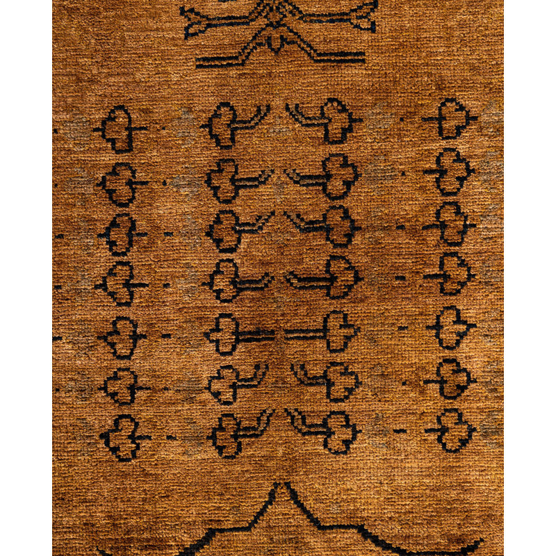 Overdyed One-of-a-Kind 5' 2" x 7' 10" Hand Knotted Area Rug