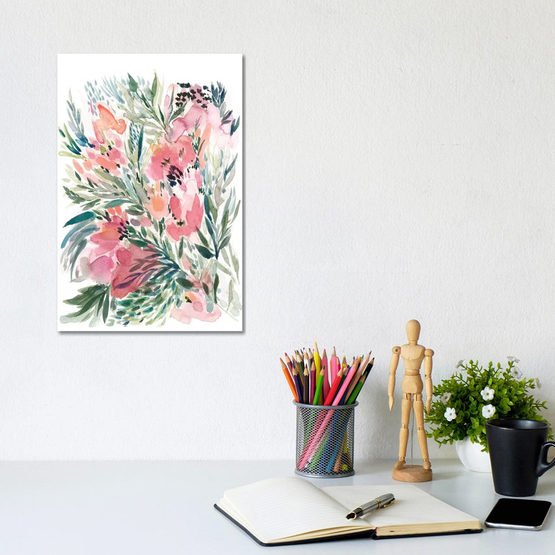 Floral Bouquet IV by Albina Bratcheva - Wrapped Canvas Print, 20.32 cm H x 30.48 cm W