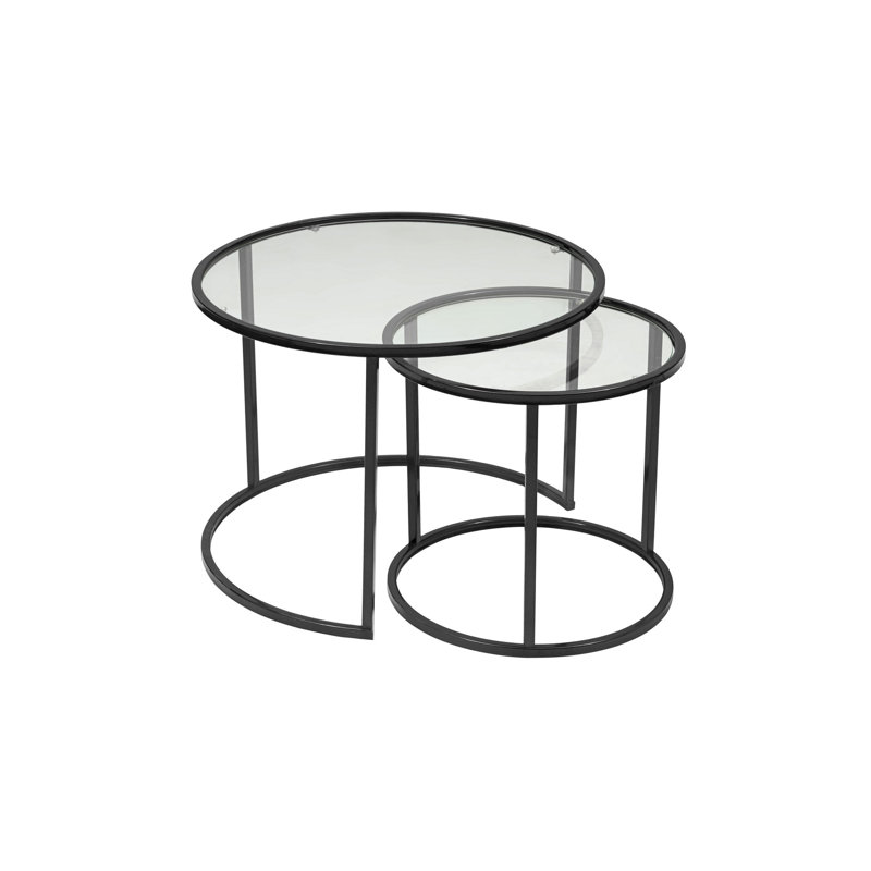 Frame Coffee Table, Black, 43" H x 60" L x 80" W
