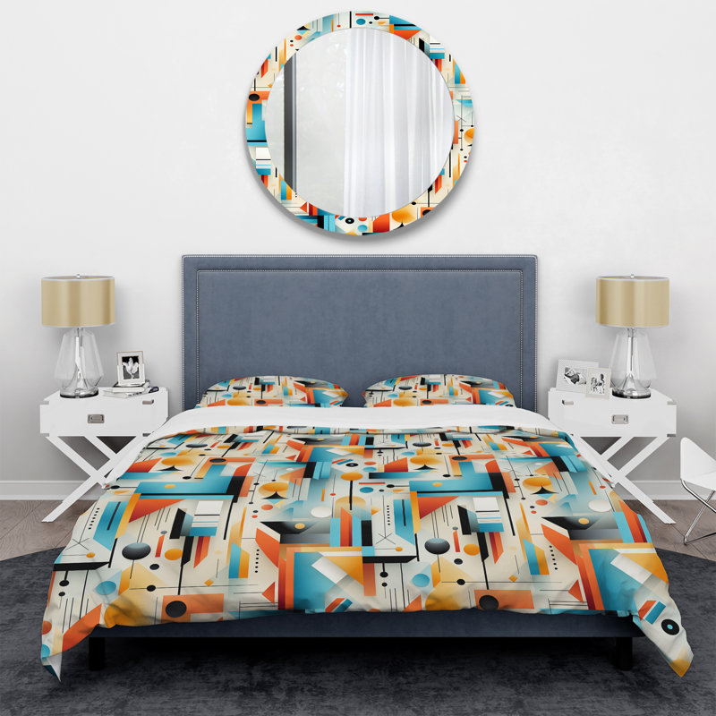 Josler Bedding, Housse de couette pour grand lit et 2 taies décor
