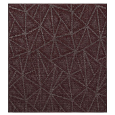 Tapis raffiné à motif raffiné bourgogne