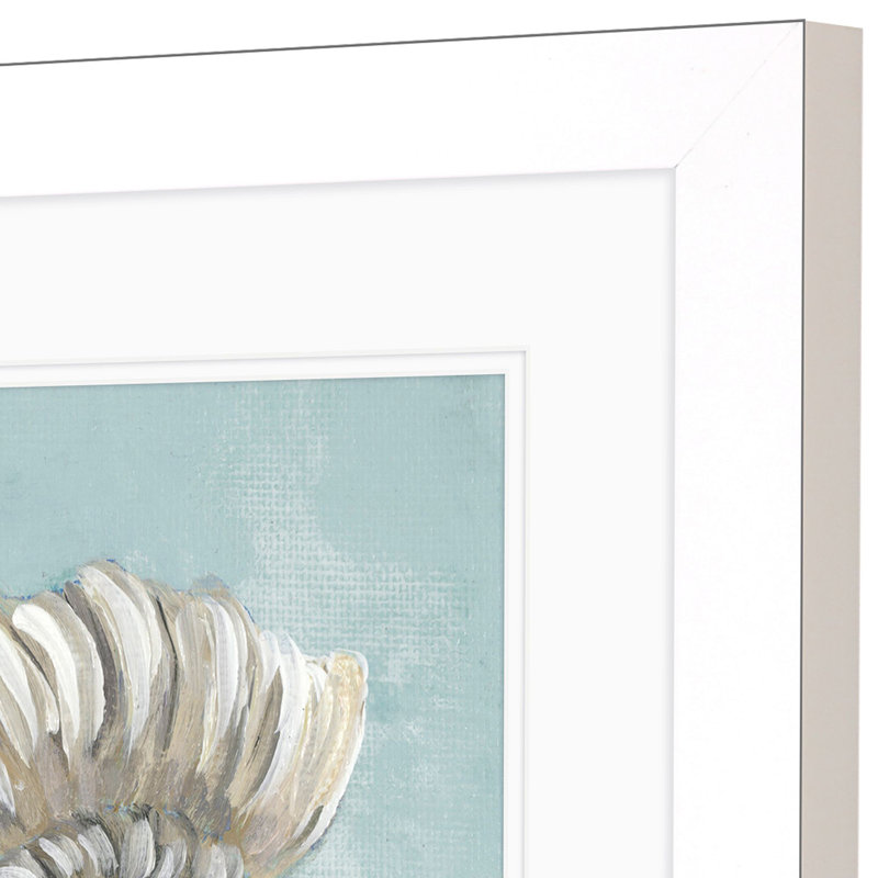 "Seashell A" par DeRice, ensemble de 2 pièces sur papier