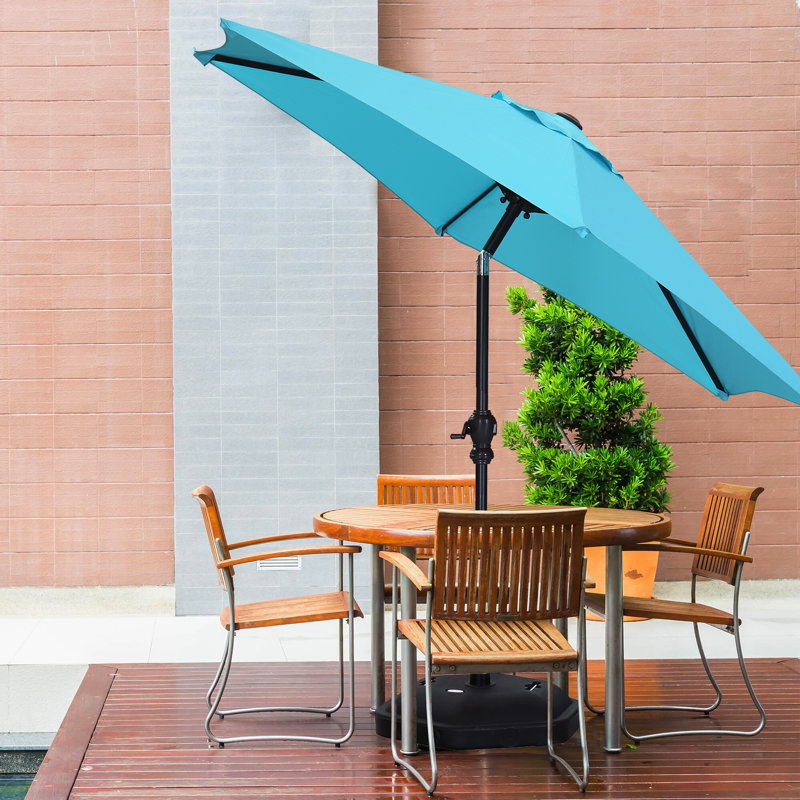 Parasol de marché 90 po, Bleu lac