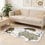 Tapis de salon en forme de chat avec tapis de salon imitation cachemire 60 x 120 cm / 23,62 x 47,24 po