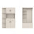 Multifunctional Left-Right Combination Hall Cabinet (Can Be Used Separately) With Storage And 4 Hooks, Storage Cabinet/ Hall Tree 2 In 1 For Living Room, Kitchen And Hallway-1923529004