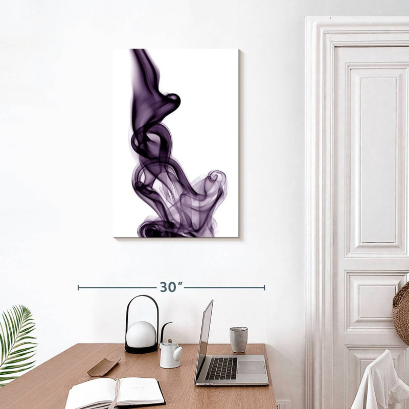Avery Purple Smoke, 30" H x 20" W