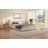 Eloria Modern Boucle Upholstered Bed Frame With Wingback Headboard And Solid Wood Base-117335909