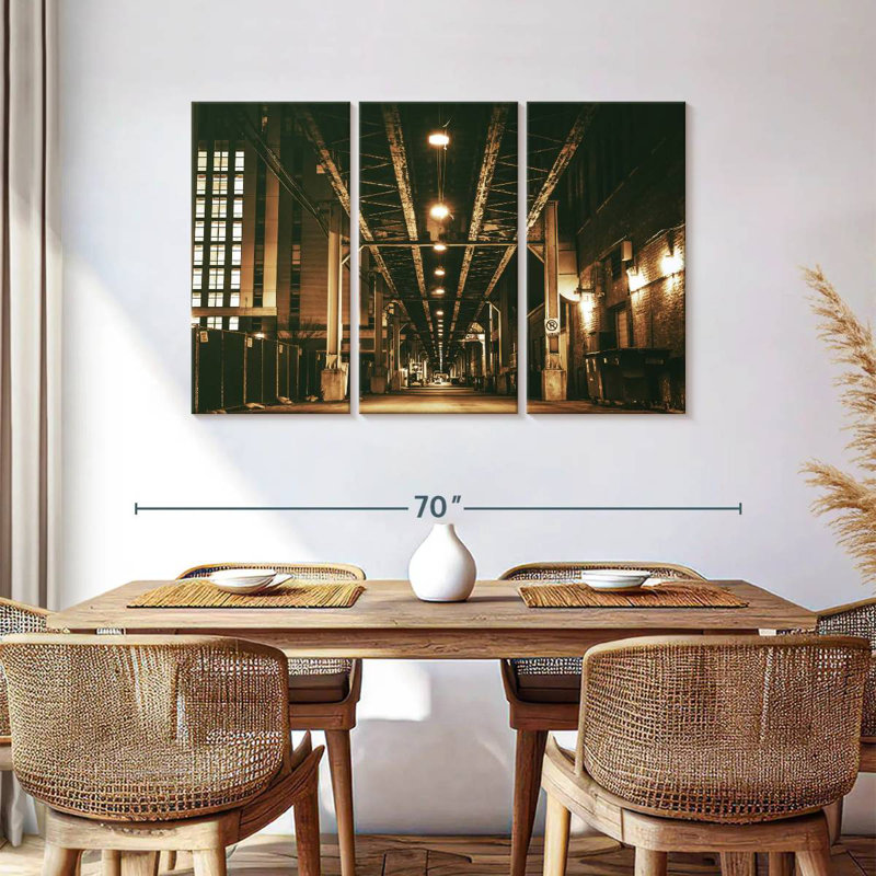 Mehar Chicago Train Bridge, 36" H x 57" W