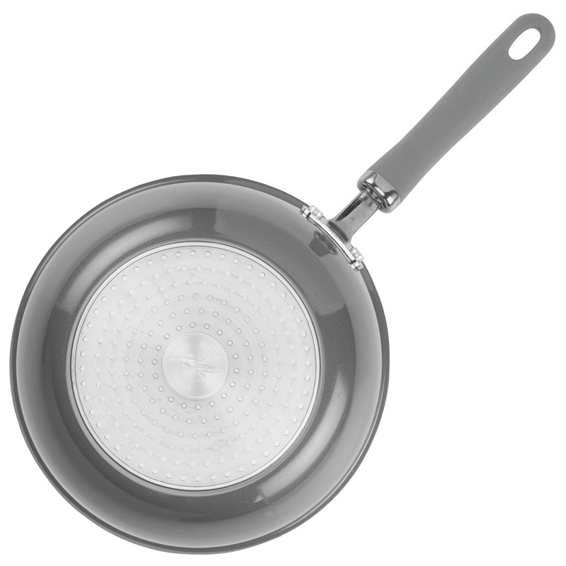 Rachael Ray Create Delicious Nonstick Induction Everything Pan with Lid, 3 Quart, Gray