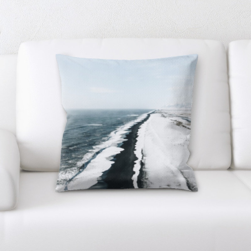 Microsuede Reversible Throw Pillow