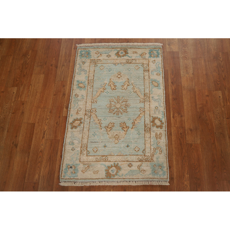 Tapis oriental en laine Oushak discret 2x3