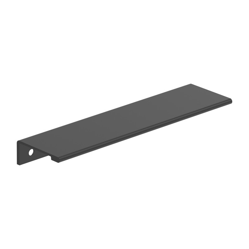 Poignée d'armoire noire matte 6 pouces (152 mm) Streamline II - paquet de 10, 6", Noir mat