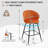 26" Swivel Upholstered Counter Height Bar Stools-606862428