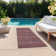 Kinslee Washable Striped Indoor / Outdoor Rug