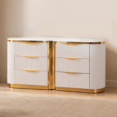 Commode 6 tiroirs Eward
