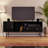 Talos 2‑Drawer 4‑Shelf TV Stand Credenza with Iron Legs – Mid‑Century Modern Media Console & Entertainment Center for 60–65″ TVs-373261434