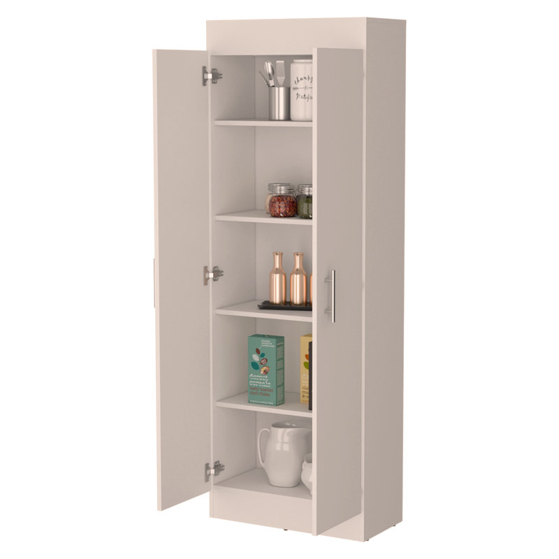 Garde-manger à 5 tablettes, Blanc
