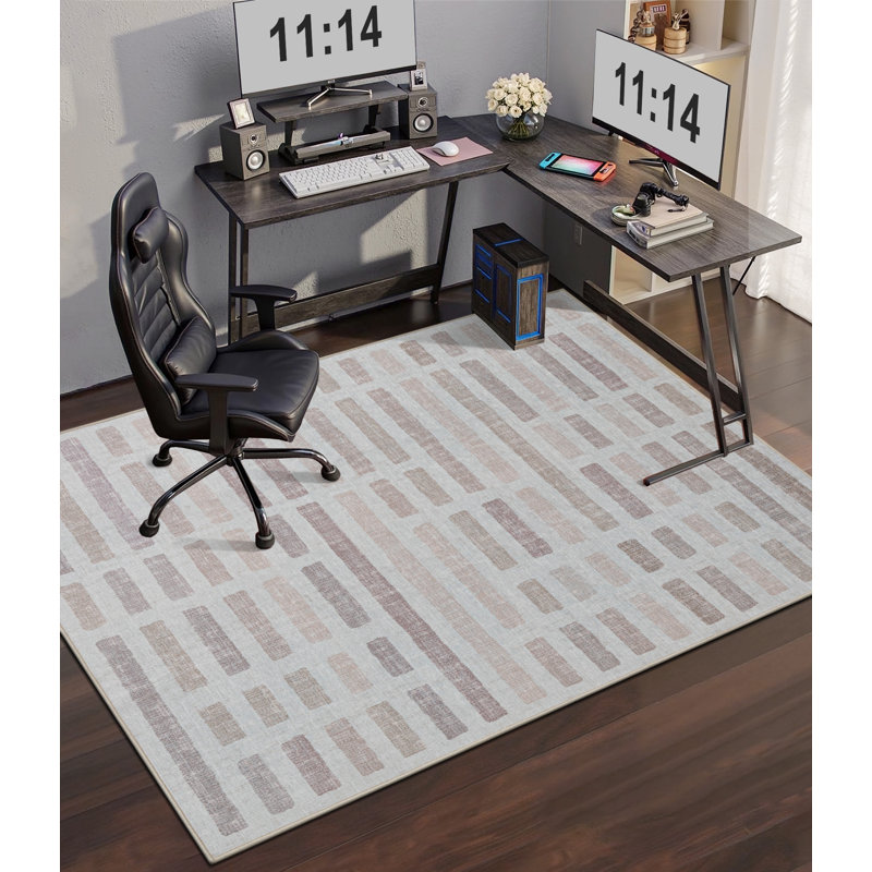 Chair Mat Floor Protector & Style Enhancer for Home Office or Dining Spaces, 48" W X 72" D