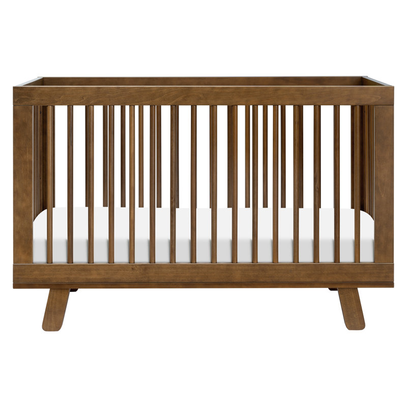 Hudson 3-in-1 Convertible Crib, Natural Walnut