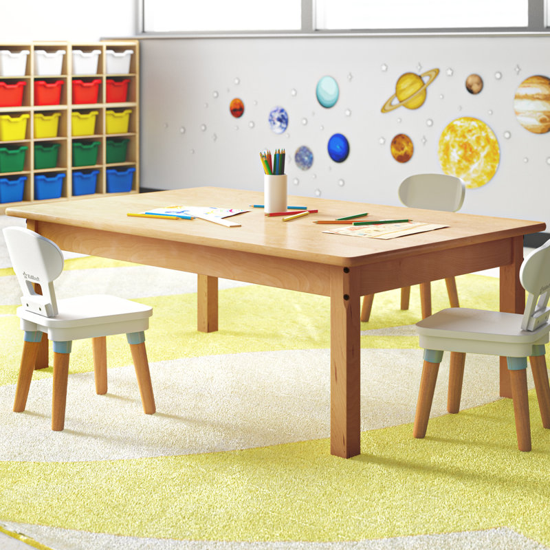 Rectangular Activity Table, 17" H x 48" L x 24" W