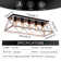 5-Light Metal Flush Mount Rectangular Ceiling Light