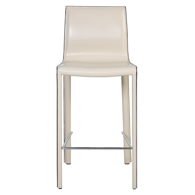 Willesden Upholstered Counter Stool, Vanilla, Counter Stool (26" Seat Height)