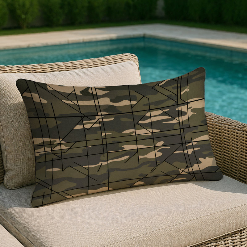 Echo Layer Indoor And Outdoor Pillow, Rectangle 20"H x 14"W