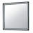 BLACK FRAMED MIRROR