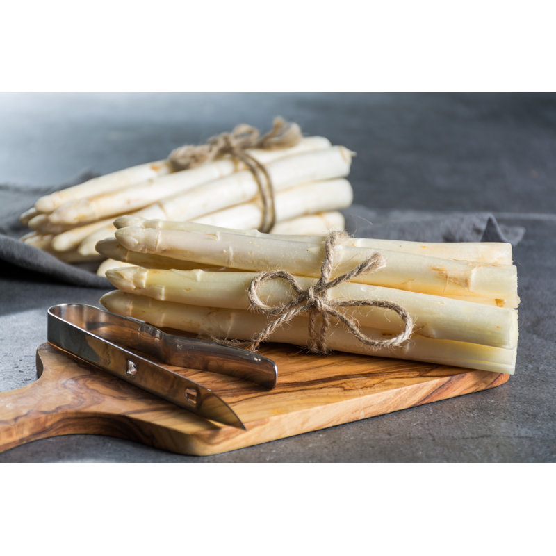 German White Asparagus by Barmalini - Wrapped Canvas Print, 30cm H x 46cm W