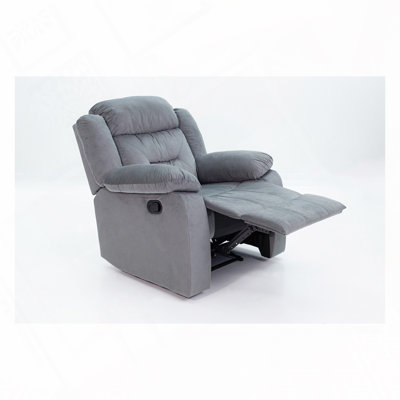 Velvet Manual Recliner Chair