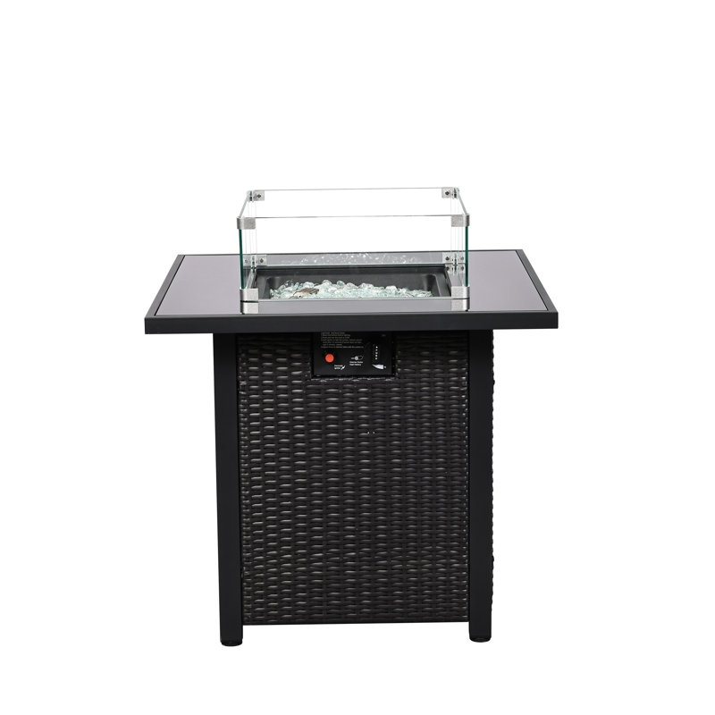 28"x28" Propane Outdoor Fire Pit Table