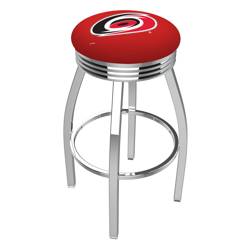 NHL Swivel Bar Stool, Carolina Hurricanes, Bar Stool ( 30" Seat Height)