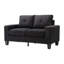 Causeuse modulaire Newbury, noir