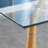Leleifi Glass Top Four Leg Dining Set-1775005355