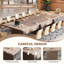 Modern Ergonomic Conference Table With Cable Management
