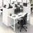 Bush Business Furniture Hustle 2 Person Office Cubicle Desk With Storage Set-111233385-111233384