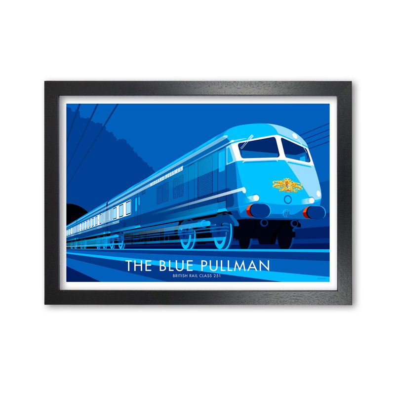 Midland Pullman by Stephen Millership - Print, 29.7 cm H x 42 cm W x 5 cm D, Black